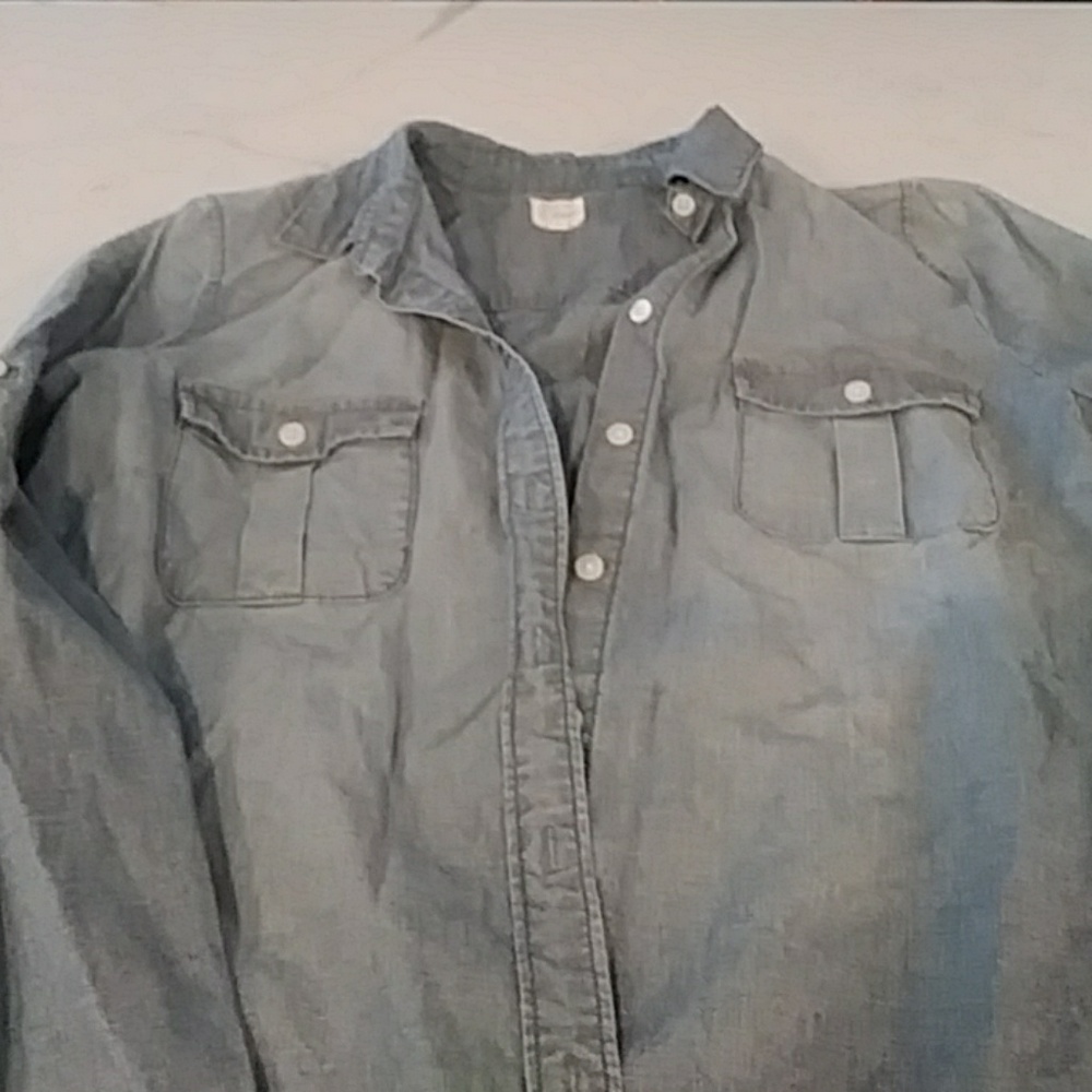 JCrew jean chambray shirt